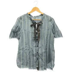 AKANE UTSUNOMIYA (アカネウツノミヤ) ■ ② SAI-FS54-2003 半袖シャツ レディース ブルー 38