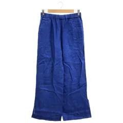 JOURNAL STANDARD relume (ジャーナルスタンダードレリューム) ■ ② 23030462722220 麻スリットイージーパンツ レディース ブルー 36