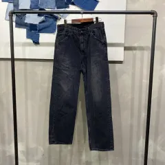 (30インチ) UNIQLO ユニクロ カジュアル ウォッシュ ブラックデニム デニムパンツ