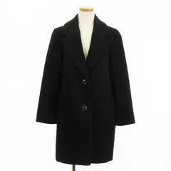 ジャーナルスタンダード レリューム JOURNAL STANDARD relume チェスター コート ウール コットン 黒 ブラック 2 アウター ■GY31