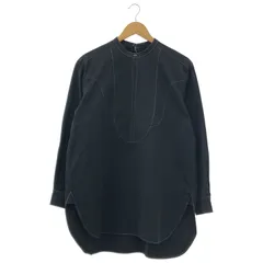 6(ROKU) BEAUTY & YOUTH UNITED ARROWS (ロクビューティーアンドユースユナイテッドアローズ) ★ ③ 8611-242-0095 BAND COLLAR SHIRT/シャツ レディース ブラック 38