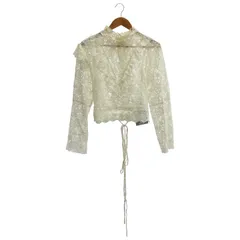 Stand Alone (スタンドアローン) ★ ③① 21050521000930 LACE TIE ブラウス MUSE de DeuxiemeClasse取扱い レディース ホワイト FREE