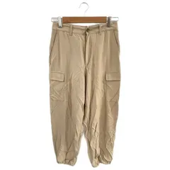 UNIQLO (ユニクロ) ▲ ① 221-425544 ルーズフィットカーゴジョガーパンツ レディース ベージュ M