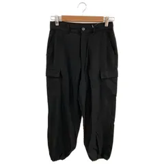 UNIQLO (ユニクロ) ▲ ① 221425544 ルーズフィットカーゴジョガーパンツ レディース ブラック M