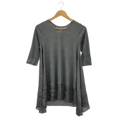 WR (ダブルアール) ★ ③ 90522005110 ドッキングウールサテンカットソー レディース グレー FREE