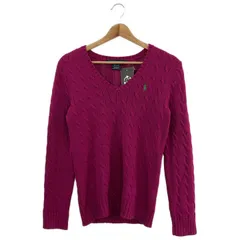 RALPH LAUREN SPORT ■ ③ ニット レディース ピンク M