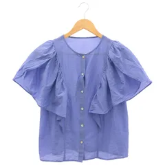 NATURAL BEAUTY BASIC (ナチュラルビューティベーシック) ■ ② 017-3110454 ブラウス レディース ブルー S