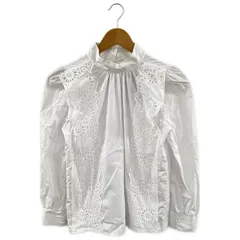 FLOLOVE PARIS ★ ① スタンドネックブラウス レディース ホワイト FREE