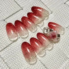 ネイルチップ　ハンドメイド　グラデーション