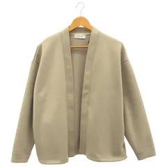 ADAM ET ROPE (アダムエロペ) ★ ③ GMK-01010 カノコダンボール ルーズシルエット トッパーカーディガン メンズ ベージュ M