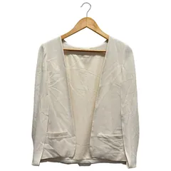 Diagram GRACE CONTINENTAL (ダイアグラムグレースコンチネンタル) ★ ① 3600 1159-4 ノーカラージャケット レディース ホワイト 36