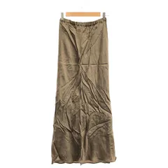 FRAMeWORK (フレームワーク) ★★ ⑤ 24060220791010 フィブリルキュプラバイアススカート レディース ブラウン 36