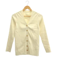 Deuxieme Classe (ドゥーズィエムクラス) ★★ ① 25080500410010 DINER RIB Vネックカーディガン レディース ホワイト FREE