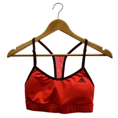 adidas ■ ⑤ ブラトップ レディース レッド L