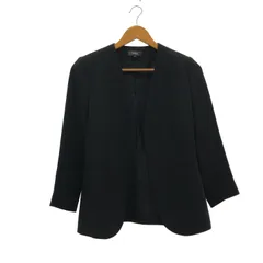 Theory (セオリー) ★★ ① 01-9304105-050-700 Synthetic crepe ノーカラージャケット レディース ブラック 0