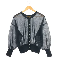 SLOBE IENA (スローブイエナ) ■ ① 25080912207020 シアーラミーカーディガン レディース ブラック FREE