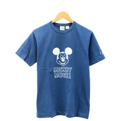 Champion (チャンピオン) ■ ② DISNEY TEE レディース ブルー M