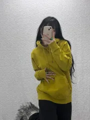 アンダーソンベル レトロカジュアル マスタード 弱起毛 フーディー M C08228