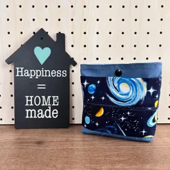 No.17 ミニタオルも入る！ティッシュポーチ✴︎宇宙