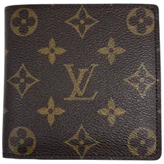 ルイ・ヴィトン Louis Vuitton ポルト ビエ カルト クレディ モネ 札入れ 小銭入れ 二つ折り財布 モノグラム ブラウン M61665 レディース 【中古】
