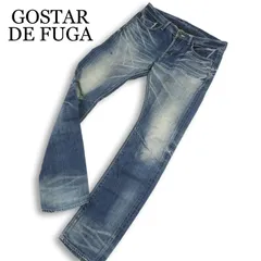 GOSTAR DE FUGA ゴスタール ジ フーガ 汚し&USED加工★ スリム デニム パンツ ジーンズ Sz.46　メンズ 日本製