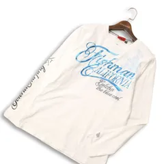 GOTCHA ガッチャ 通年 刺繍★ ロゴ 長袖 ロンTシャツ カットソー Sz.M メンズ 白 サーフ