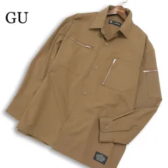 24SS★ GU × UNDERCOVER ジーユー × アンダーカバー 通年★ 長袖 ジップポケット シャツ Sz.XL メンズ 大きいサイズ