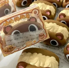 どうぶつの森 アライグマ クリーム モカパン スクイーズ ぷにぷに