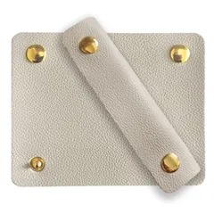 【特価セール】DY.2ten バッグ持ち手カバー 2個セット ハンドルカバー かごバッグ トートバッグ ビジネスバッグ バッグハンドルカバー レザー 滑り止めグリップ付き 負担を軽減 旅行 メンズ レディース ブラック ブラウン グレー