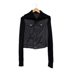 Calvin Klein ジーン ニット ダウン ジャケット S ブラック