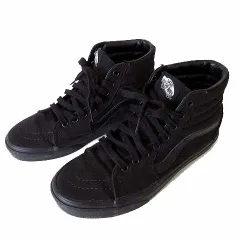 バンズ VANS スニーカー スケートハイ Sk8-Hi シューズ オールブラック 24.0cm 黒 ブラック USW 7.5 くつ 靴