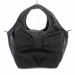 ケイトスペード KATE SPADE ハンドバッグ リボン 黒 ブラック /AE