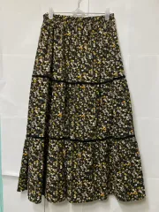 ヴィンテージ フラワー ロング丈スカート