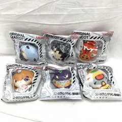 【中古】現状品)エヴァンゲリオン 6種セット/ラウンドワン オリジナルマスコット2021 [91]