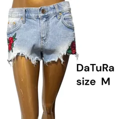 No.88 (♡)DaTuRa  ダメージデニムワッペンショーパン  y2k  ギャル