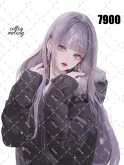 original sticker no.7900 // 人物ステッカー オリジナルステッカー オリジナル人物ステッカー ステッカー 装飾ステッカー cotton melody