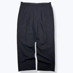 90s Christian Dior MONSIEUR Wool Slacks 【W36】 90年代 クリスチャンディオール ムッシュ ウール スラックス トラウザーズ ブラック 古着 ヴィンテージ vintageのサムネイル