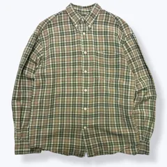 90s-2000s OLD GAP Ramie Rayon B/D Shirts 【M】 90年代 2000年代 y2k オールド ギャップ レーヨン ボタンダウン シャツ チェック 古着 ヴィンテージ