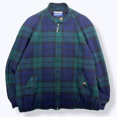 90s PENDLETON Black Watch Wool Blouson Made in USA 【L】 90年代 ペンドルトン ブラックウォッチ チェック ブルゾン ジャケット 裏地付き アメリカ製 USA製 古着 ヴィンテージ