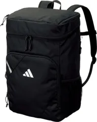 アディダス adidas サッカー ボール用デイパック 30L ブラック 黒 リュック リュックサック 通学 部活 サッカー バレーボール 中学生 高校生 大学生 通勤 体育館 フットサル  ADP44BK ブラック