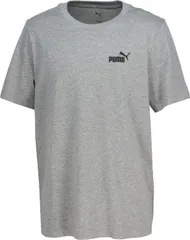 プーマ PUMA ESS スモール NO.1 ロゴ Tシャツ メンズ トップス 半袖シャツ ハーフスリーブ ウェア レギュラーフィット クルーネック トレーニング フィットネス  687608 03 MEDIUMGRAYHEATHER