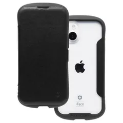 iFace Reflection iPhone 14/13 ケース 手帳型 クリアケース (ブラック)【 アイフェイス スマホケース 耐衝撃 iPhone13 アイフォン14 アイフォン13 手帳 ダイアリーケース  [ブラック] [iPhone 14/13]