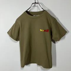 UNIQLO ユニクロ UT ドラゴンボール 悟空 フリーザ プリント クルーネック 半袖 Tシャツ ブラウンベージュ 140