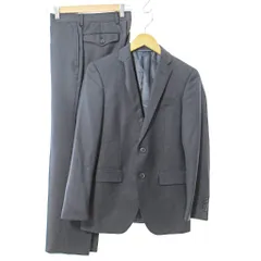 ザ・スーツカンパニー THE SUIT COMPANY シングル スーツ セットアップ ウール混 2B 165 紺 ネイビー 0904