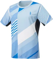 ゴーセン GOSEN テニス レディース ゲームシャツ 半袖 Tシャツ 部活 チーム クラブ サークル 吸汗速乾 練習 トレーニング 日本ソフトテニス連盟 日本バドミントン協会審査合格品  T2451 12 サックス