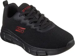 スケッチャーズ SKECHERS スケッチャーズ ボブス スポート B フレックス-チル エッジ BOBS B FLEX-CHILL EDGE メンズ スニーカー クッション性   118106W BBK ブラック 24.5