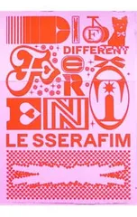 CD／LE SSERAFIM／【フォトブック・フォトカード2枚・ロゴシール付】DIFFERENT 初回限定 NOSTALGIC YLANG盤