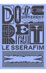CD／LE SSERAFIM／【フォトブック・フォトカード2枚・ロゴシール付】DIFFERENT 初回限定 OFFBEAT CLOVE盤