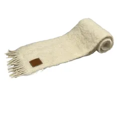 LOEWE(ロエベ) マフラー美品  アイボリー ウール