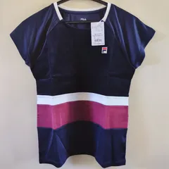 FILA  フィラ  テニス  ウェア  ベッチン ゲームシャツ  Sサイズ  新品未使用  紺赤紫